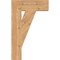 Ekena Millwork Traditional Block Smooth Bracket, Western Red Cedar, 5 1/2"W x 20"D x 32"H BKT06X20X32TRA05SWR - alternate 3